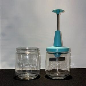 Vintage glass food chopper